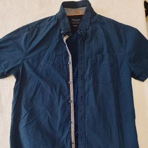 Blue Casual Button Down Shirt